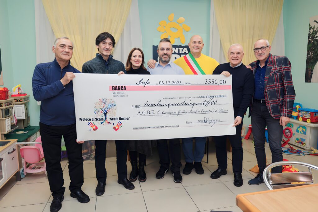 La Pro Loco Di Scafa Dona 3500 Euro All Agbe Di Pescara Notizie