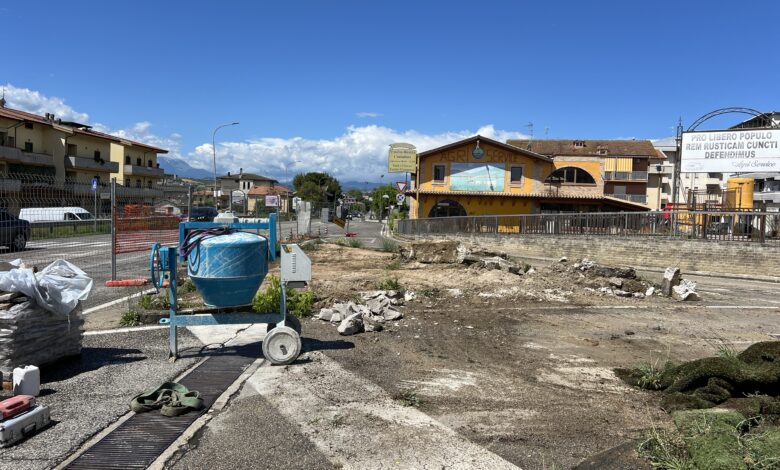 lavori rotonda villa rasicci bellante