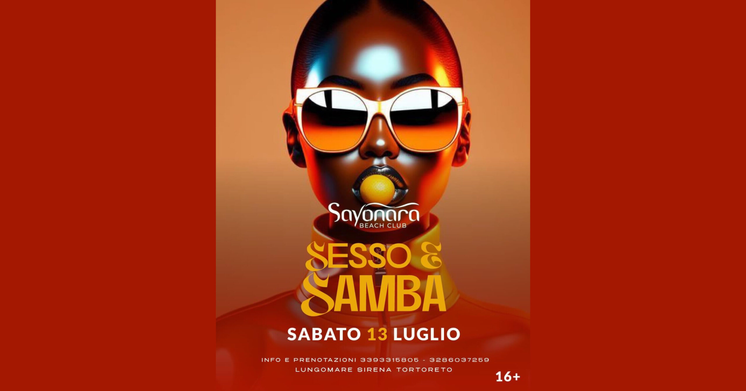 SAYONARA BEACH CLUB presenta SESSO E SAMBA sabato 13 luglio - Notizie -  NUOVO Cityrumors Abruzzo Notizie