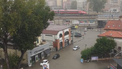 maltempo pescara strade allagate